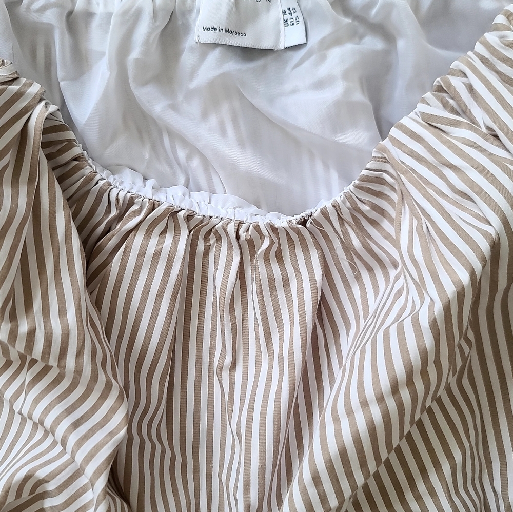 Asos Stripe Bubble Skirt